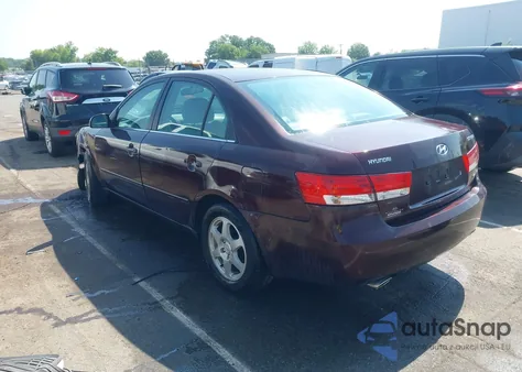 2006 Hyundai Sonata Gls V6/Lx V6 из США, поврежденный, VIN 5NPEU46F46H001709